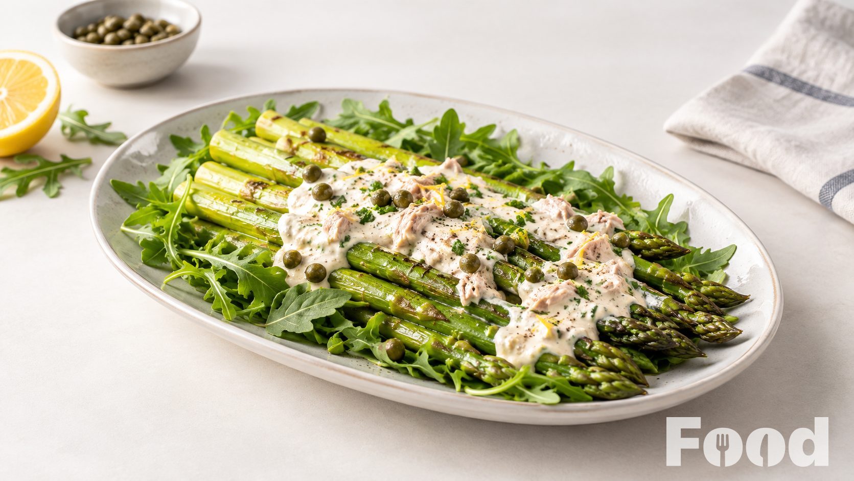 Asperges met tonijnsaus