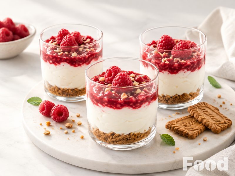 Cheesecake in een glas