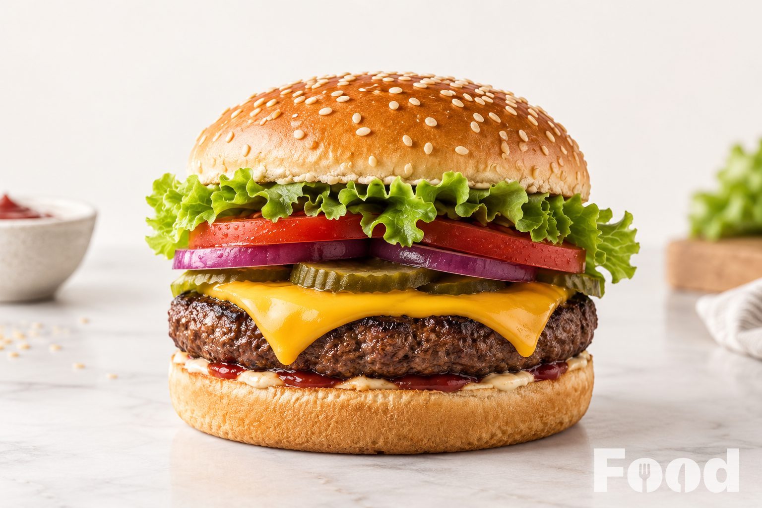 Classic American Cheeseburger