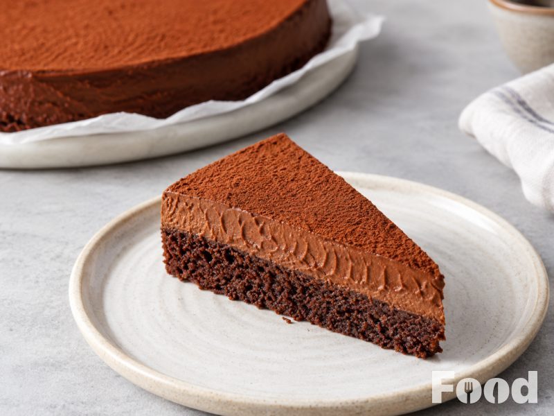 Dubbele chocoladecake