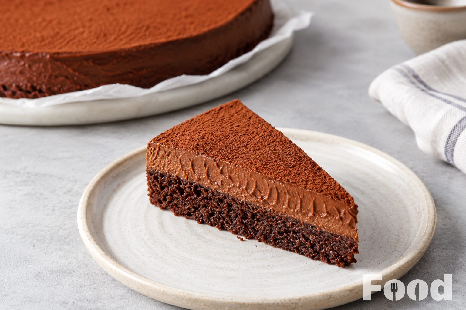 Dubbele chocoladecake