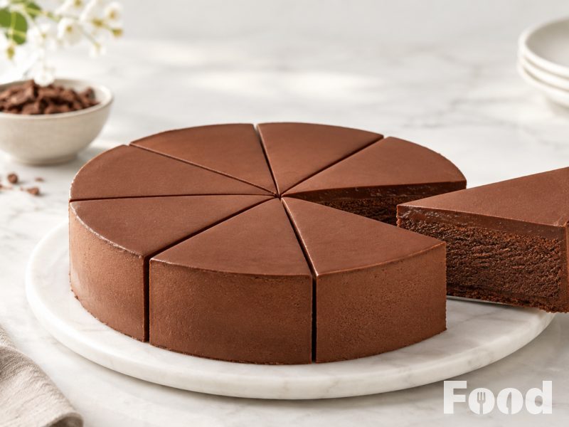 Low carb chocoladetaart