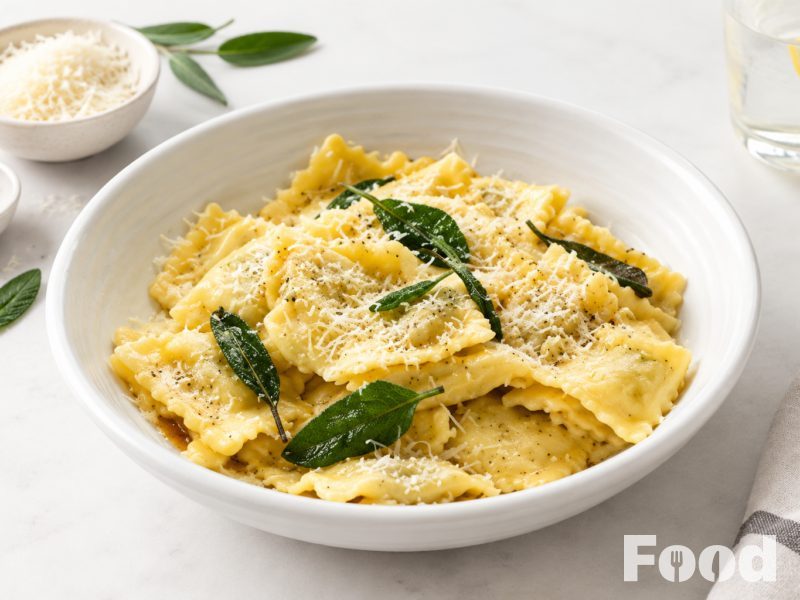 Ravioli al burro e salvia