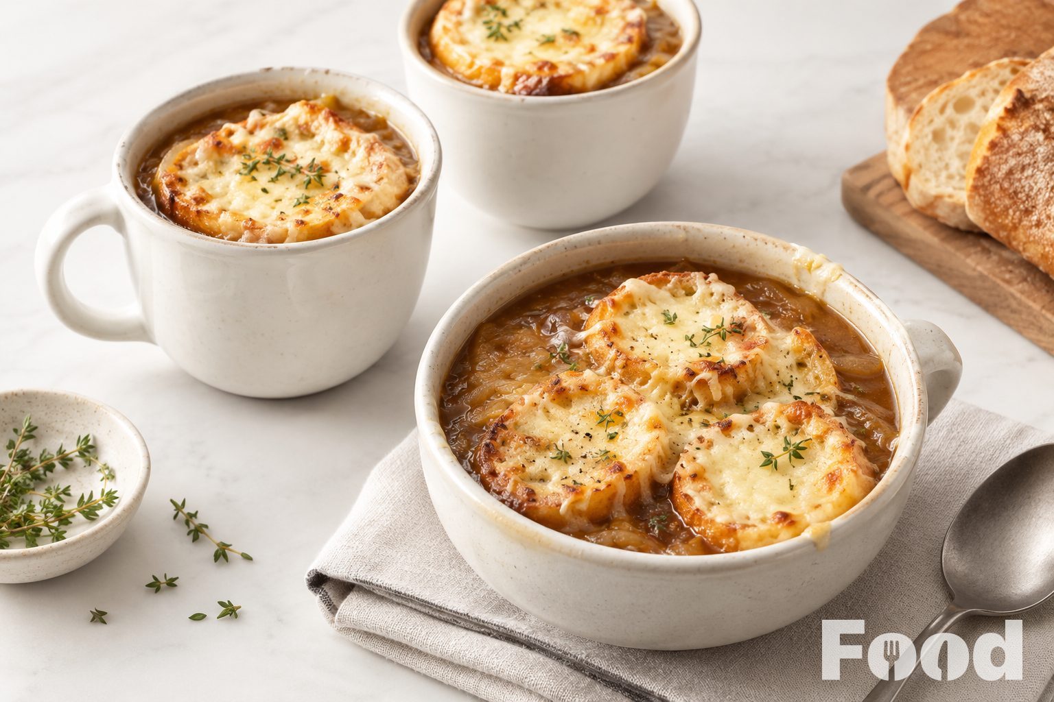 Soupe à l’Oignon Gratinée