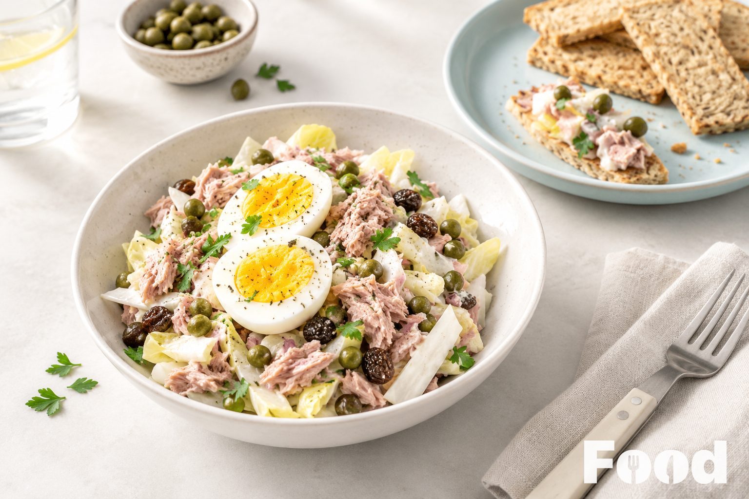 Witlofsalade met tonijn