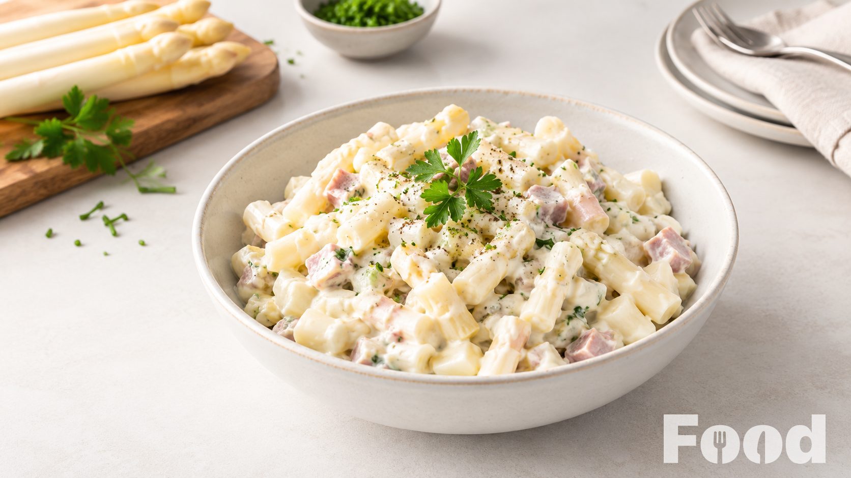 Witte aspergesalade