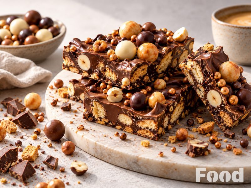 Feestelijke rocky road