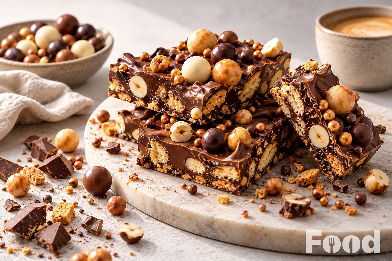 Feestelijke rocky road