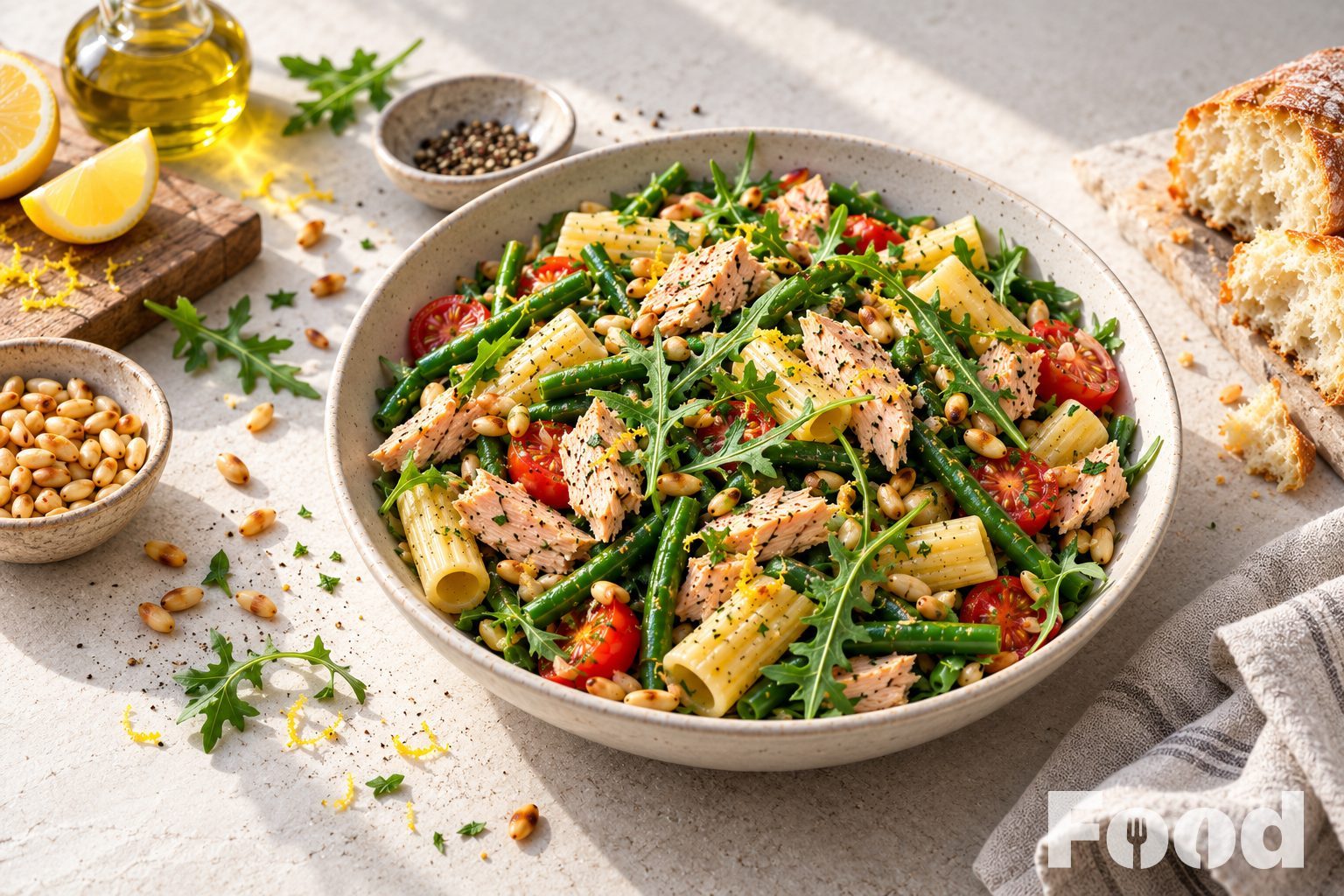 Pastasalade met tonijn