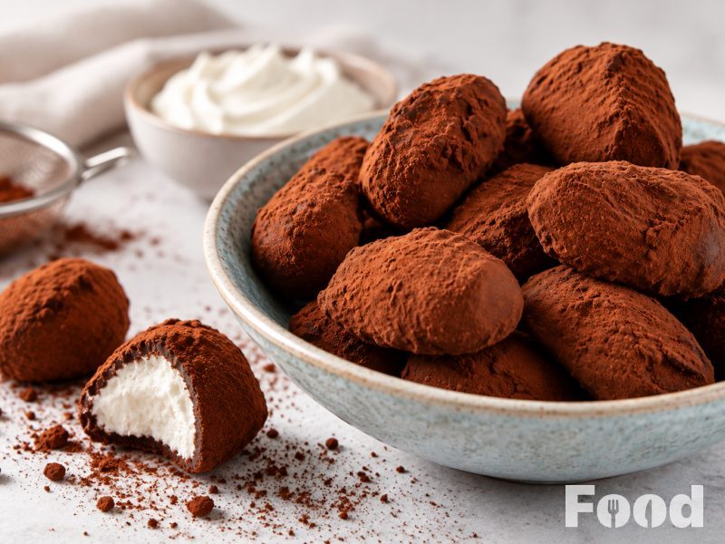 Slagroomtruffels